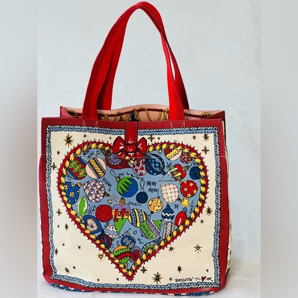 Brighton Handbags - Brighton Holiday  Canvas Tote Bag